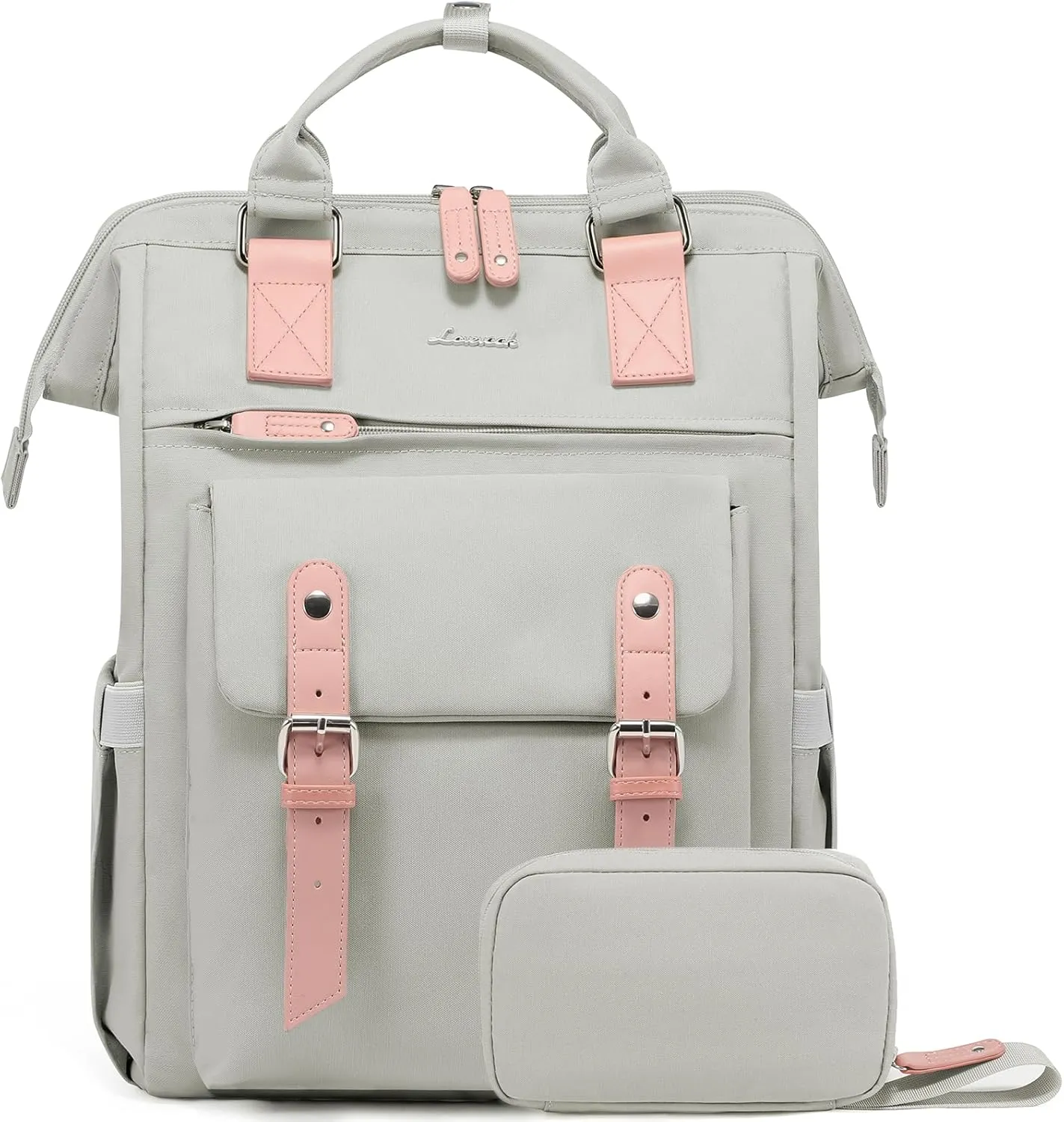 LOVEVOOK Laptop Backpack for Women Teacher Work Bags Travel Backpack, Business Computer Laptop Bag Nurse Bags College Backpack Purse, 17 Inch