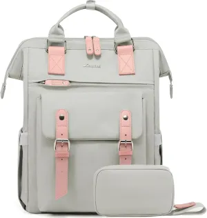 LOVEVOOK Laptop Backpack for Women Teacher Work Bags Travel Backpack, Business Computer Laptop Bag Nurse Bags College Backpack Purse, 17 Inch
