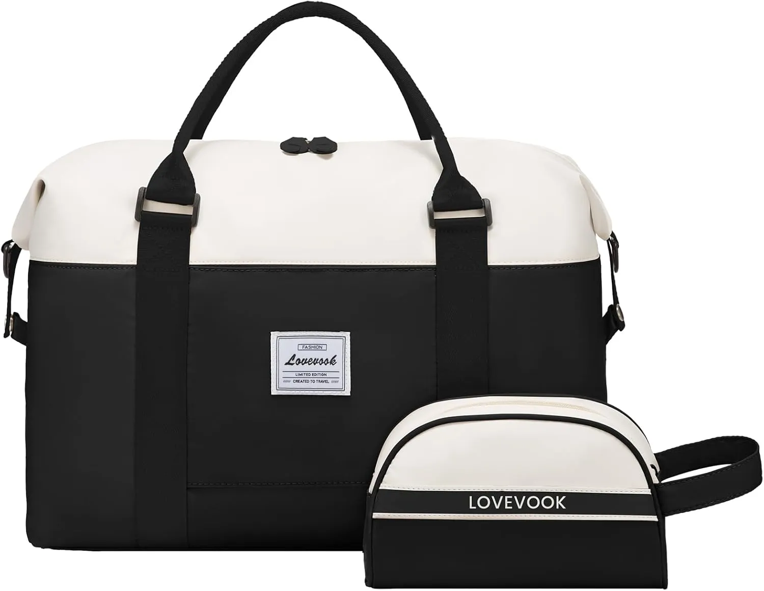 LOVEVOOK Weekender Bag for Women Cute Travel Tote Bag Gym Duffel Bag with Toiletry Bag Carry On Bag Overnight Hospital Bag
