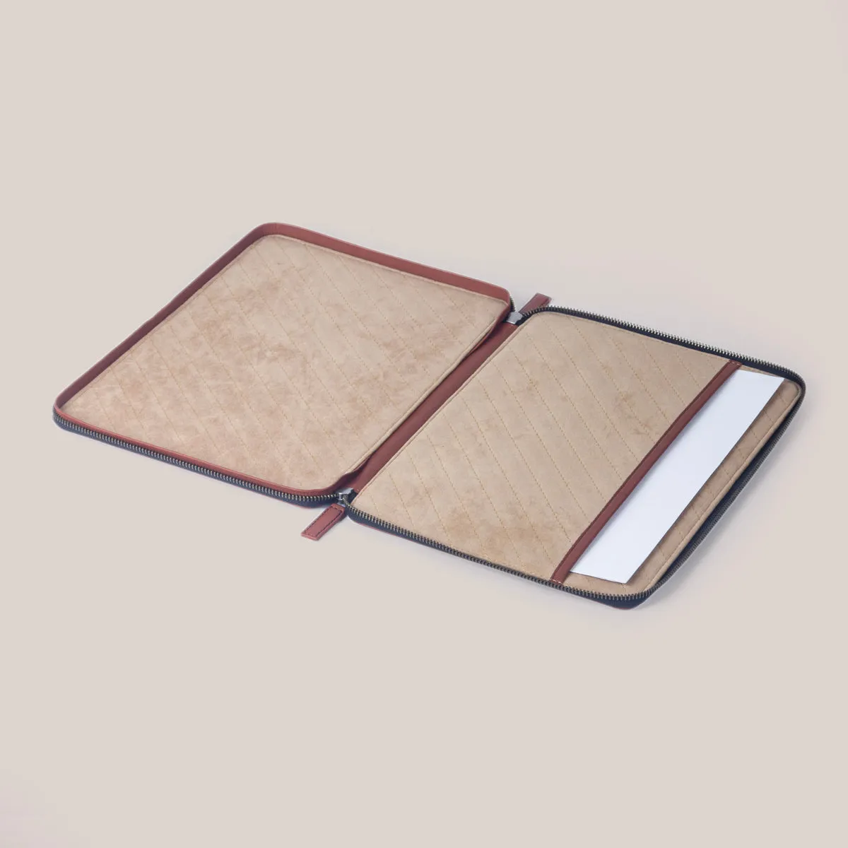 MacBook Pro 13 Zippered Laptop Case - Felt and Tan Crunch