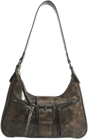 Maillard Vintage Shoulder Bag - Retro Crescent Crossbody Purse for Women, Stylish Underarm