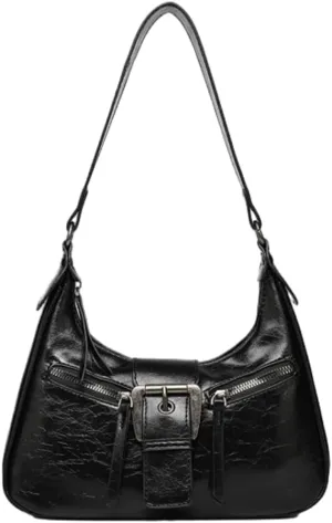 Maillard Vintage Shoulder Bag - Retro Crescent Crossbody Purse for Women, Stylish Underarm