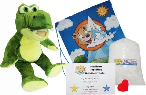 Make Your Own Stuffed Animal Al E Gator 16"- No Sew - Kit with Cute Backpack!