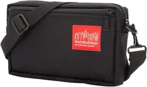 Manhattan Portage Jogger Cross Body Bag Stylish and Durable Water-Resistant 1000D Cordura for Everyday Use (Black)