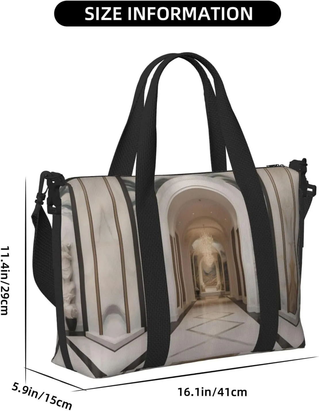 Marble Mural Travel Duffel Bag Carry On Tote Bags For Men,Weekender Overnight Bag,Sports Tote Gym Bag