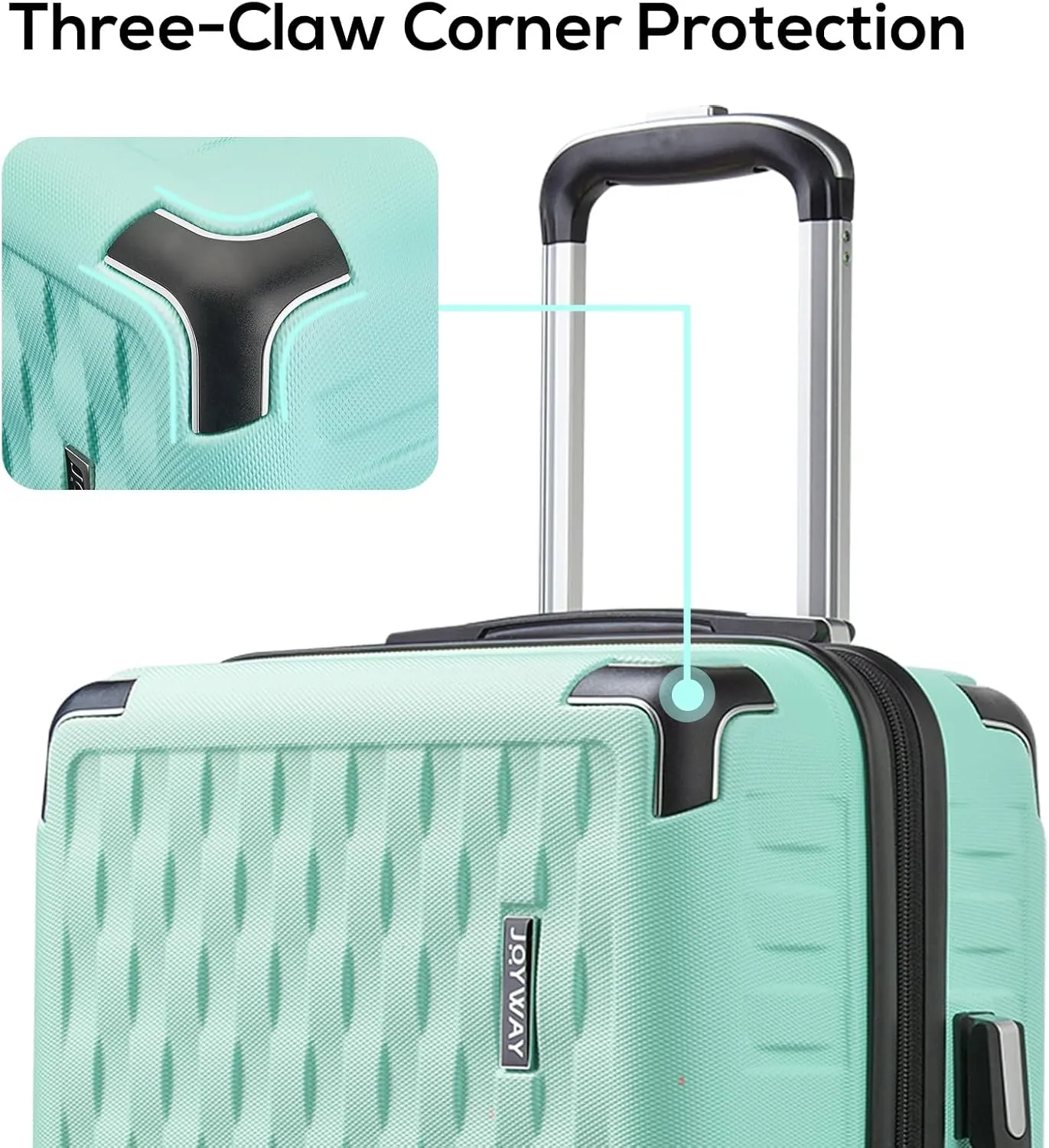 Melalenia Luggage 10 Piece Sets Clearance,Large Travel Suitcase Set Spinner Wheels with TSA Locks,Hard Shell Luggage Sets for Women (10Pcs Green)