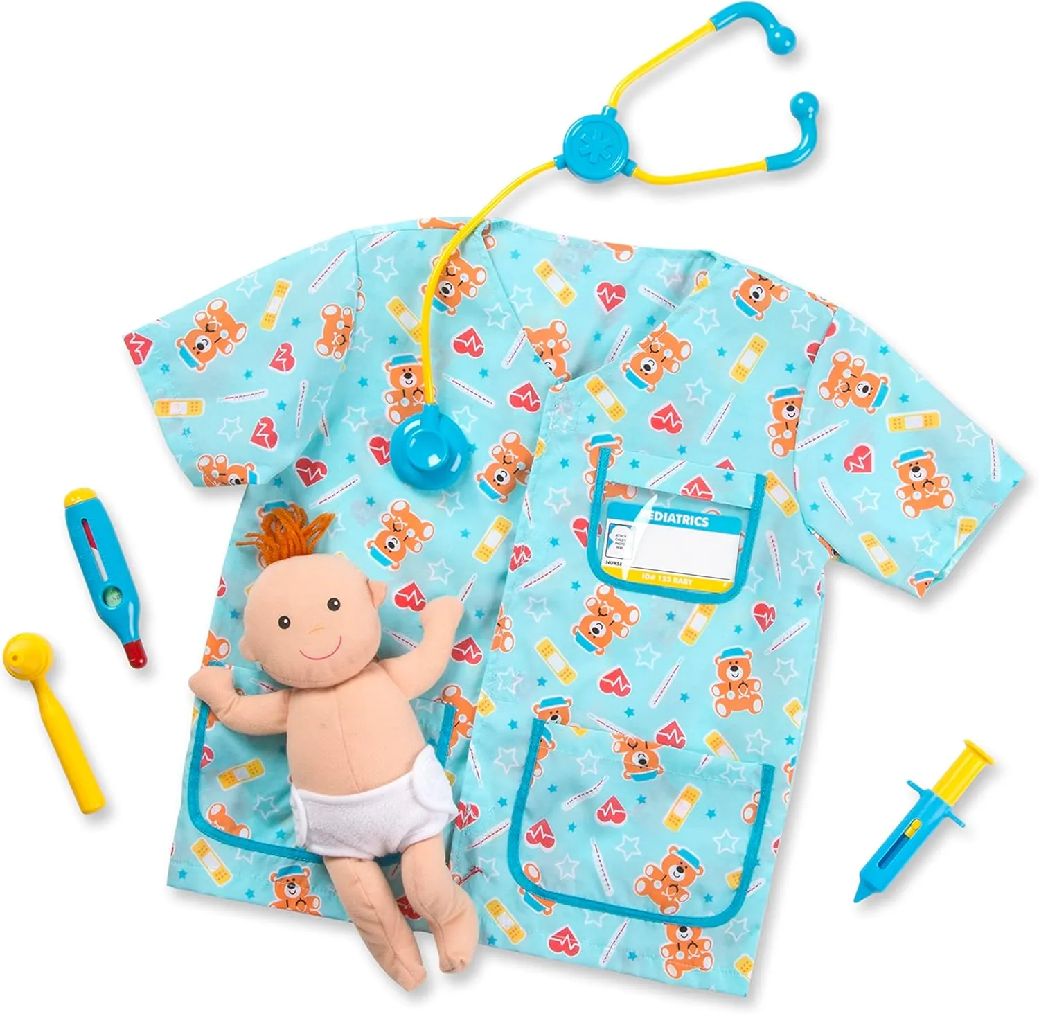 Melissa & Doug Pediatric Nurse Role Play Costume Set (Frustration-Free Packaging)