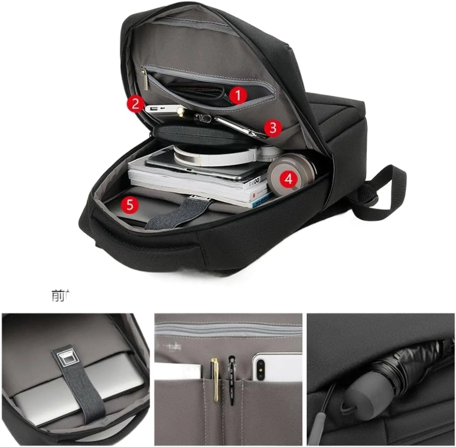 Men's Business backpack large capacity waterproof rucksack fashion travel bag gift conference bag