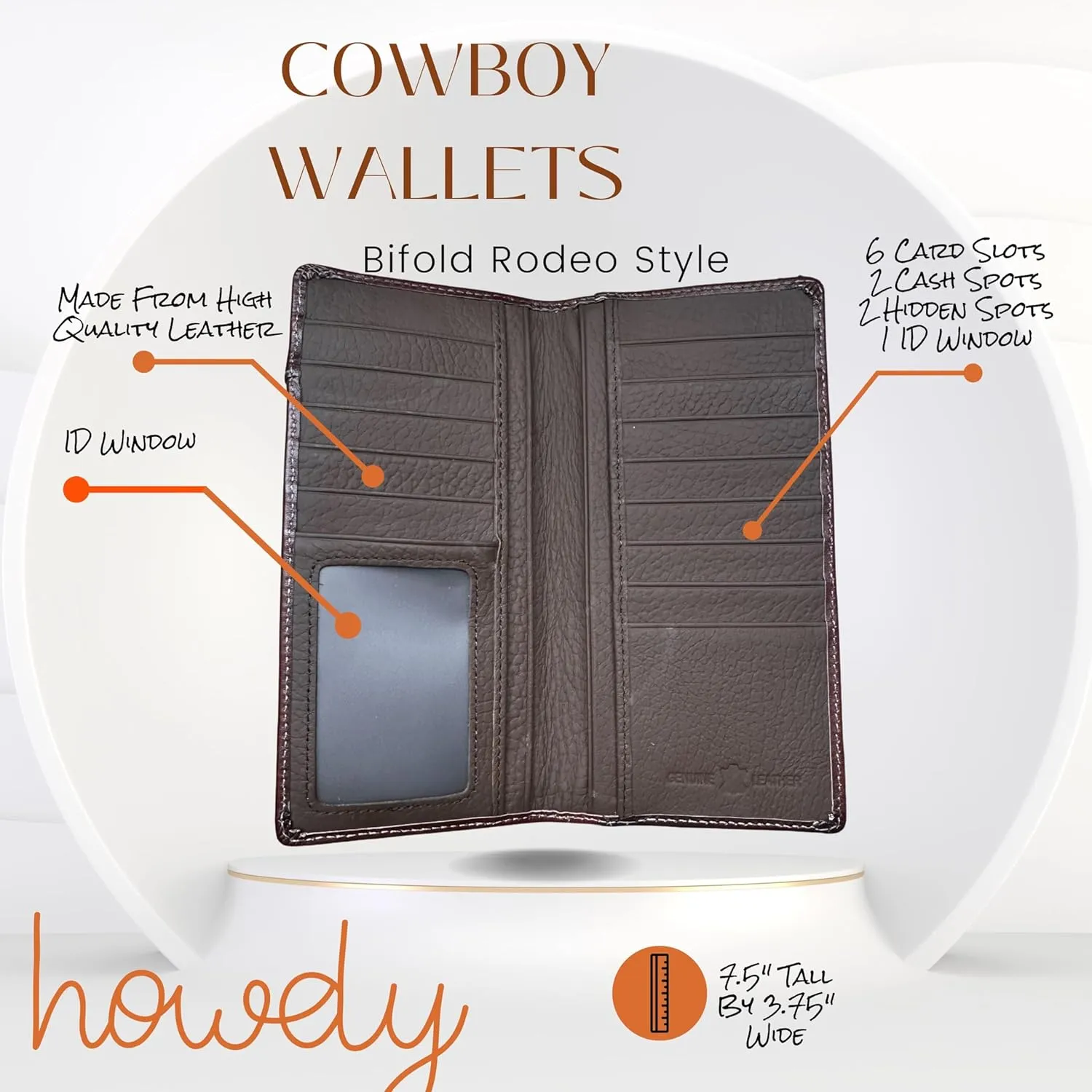 Mens Cowboy Praying Western Long Wallet Floral Cutout Layered Leather Soft Leather Checkbook Style Mens Wallets Leather Bull Rider Rodeo Gifts For Men (Maroon & White)