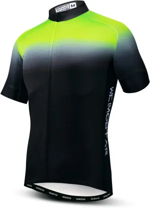 Men's Cycling Jersey Short Sleeve Bike Shirts Bicycle Jacket with Pockets