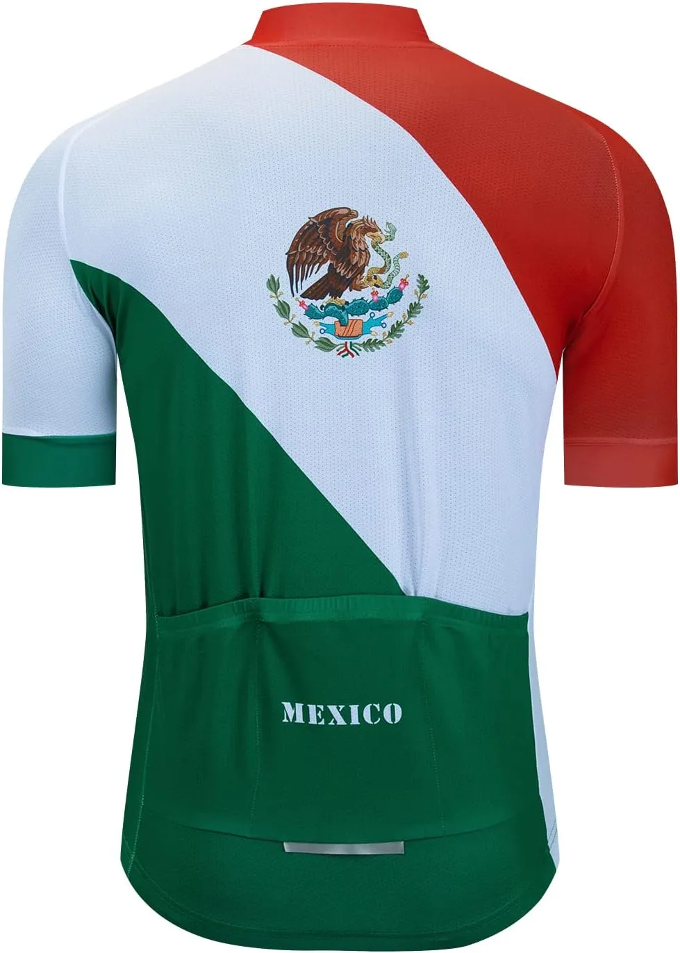Men's Cycling Jersey Short Sleeve MTB Mountain Road Bike Shirt Summer Biking Top with 3 Rear Pockets Bicycle Clothing