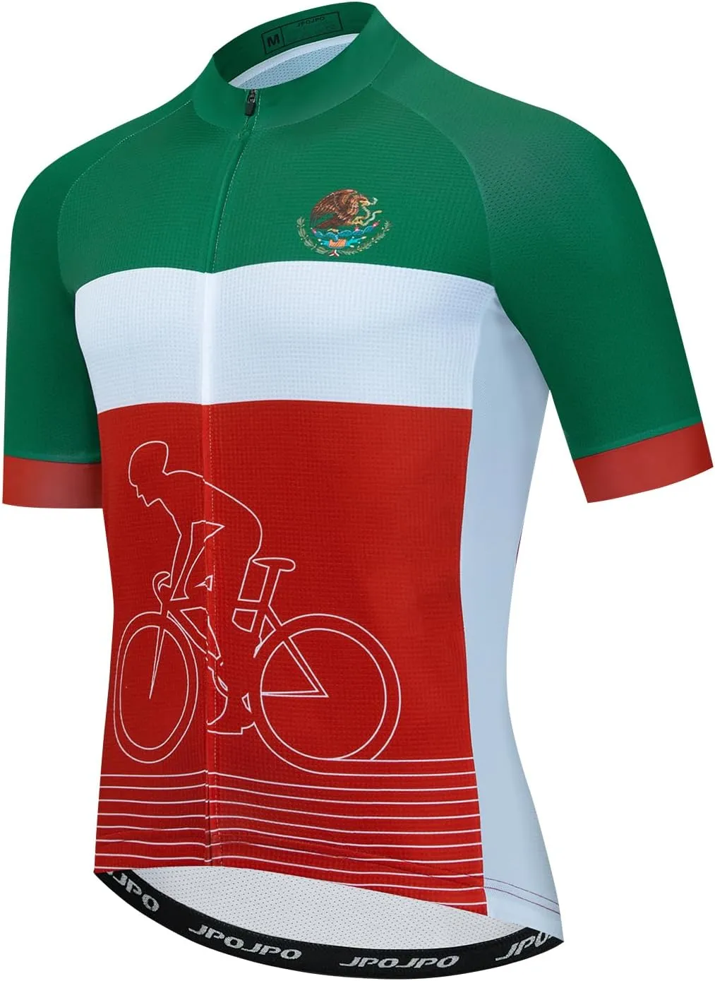 Men's Cycling Jersey Short Sleeve MTB Mountain Road Bike Shirt Summer Biking Top with 3 Rear Pockets Bicycle Clothing