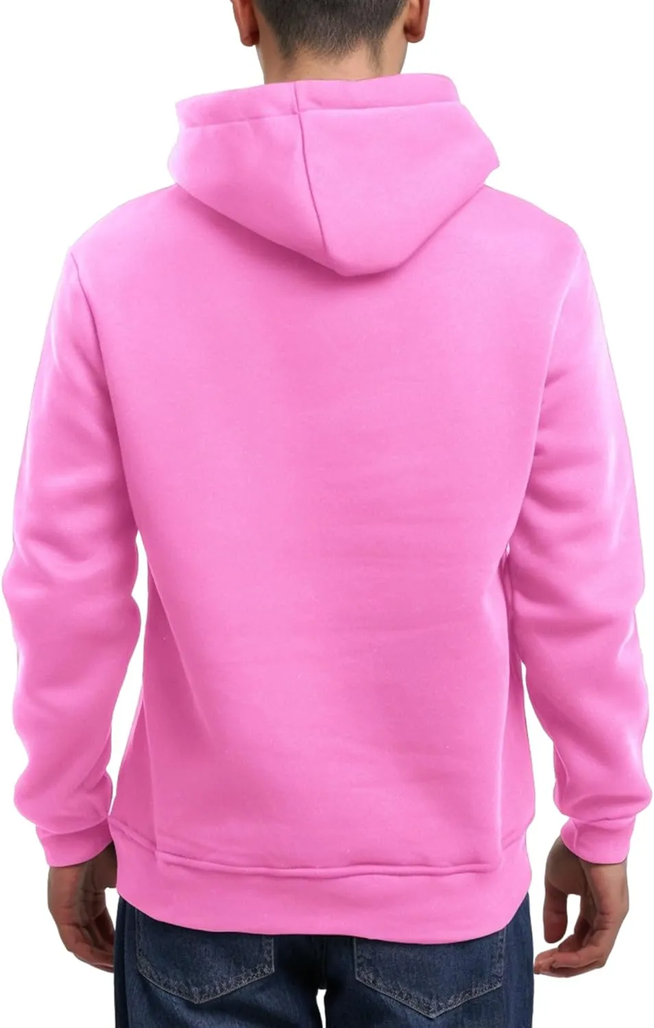 Men's Fleece Hoodie Pullover Long Sleeve Hooded Sweatshirt Drawstring Kangaroo Pocket Athletic Hoodies