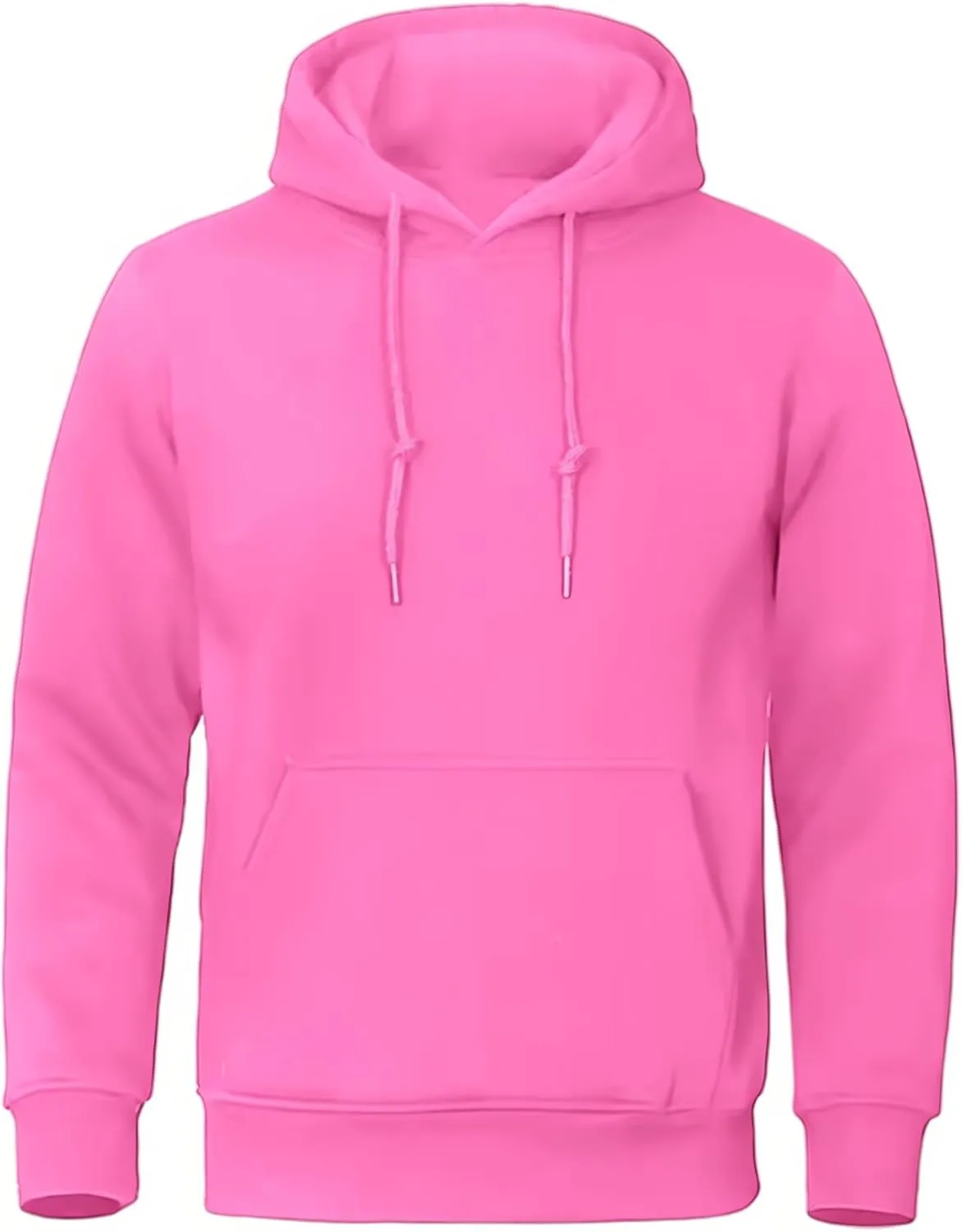 Men's Fleece Hoodie Pullover Long Sleeve Hooded Sweatshirt Drawstring Kangaroo Pocket Athletic Hoodies