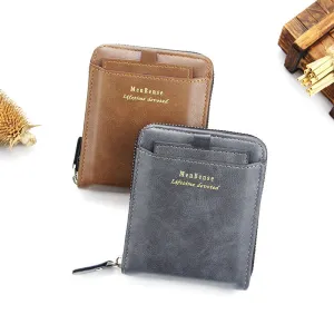 Men's Stylish Attractive Fashion Short Zipper Men's Wallets