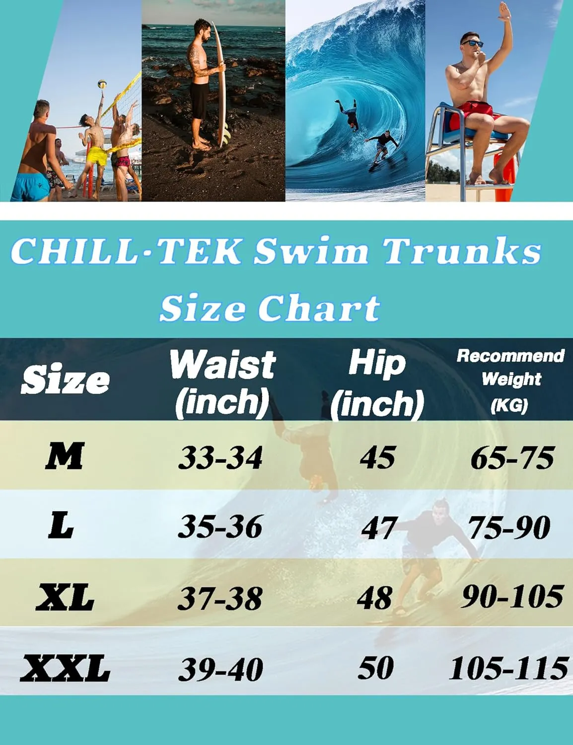 Men's Swim Trunks with Compression Liner Quick Dry 2 in 1 Swimming Trunks Beach Board Shorts Bathing Suits Swimwear