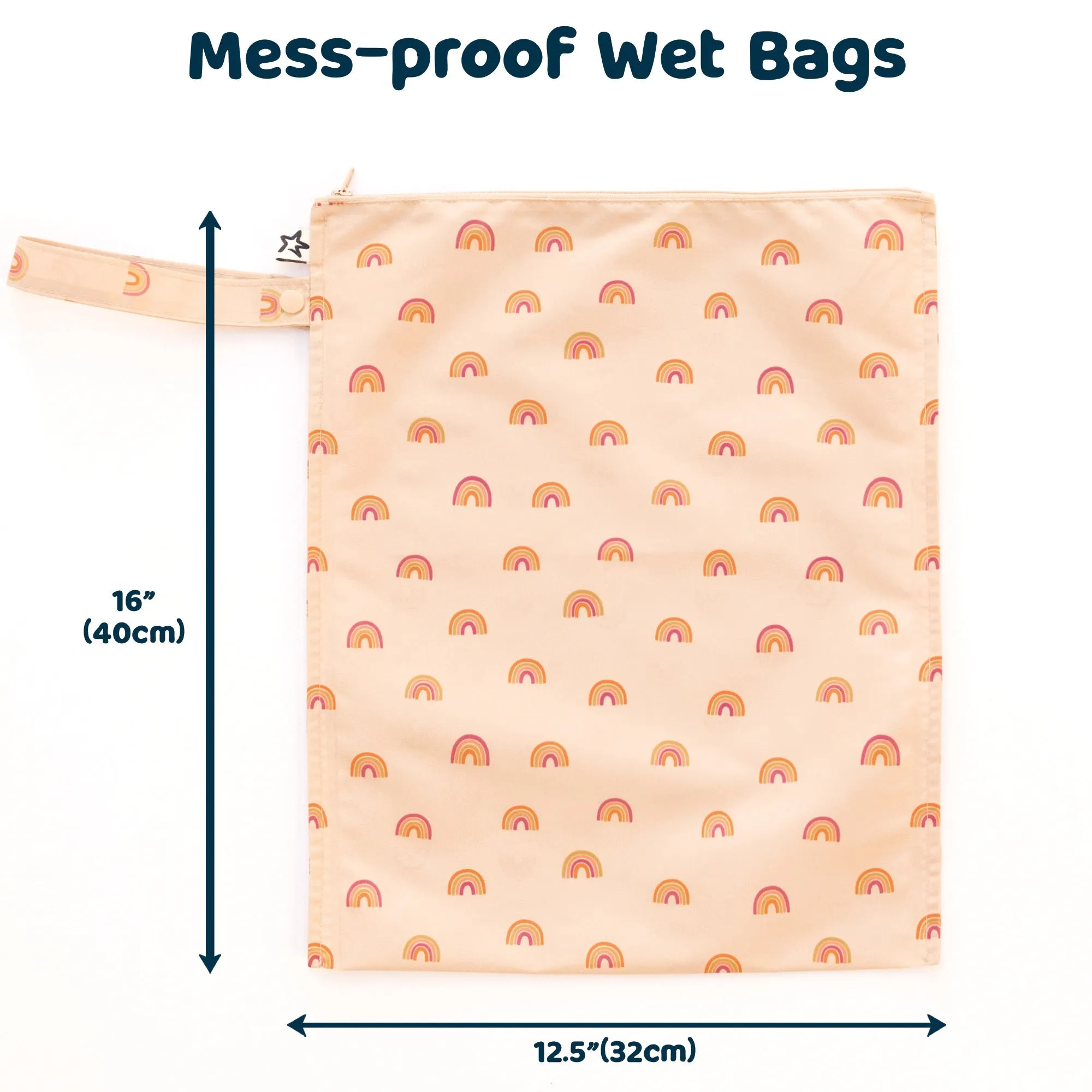 Mess-proof Wet Bags - 2pk