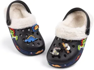 Miamooi Toddler Girls Boys Clogs Cute Cartoon Garden Water Clogs Little Kid Non-Slip Slides Indoor Outdoor Waterproof Beach Sandals Slip-on Beach Pool Shower Slippers Water Shoes