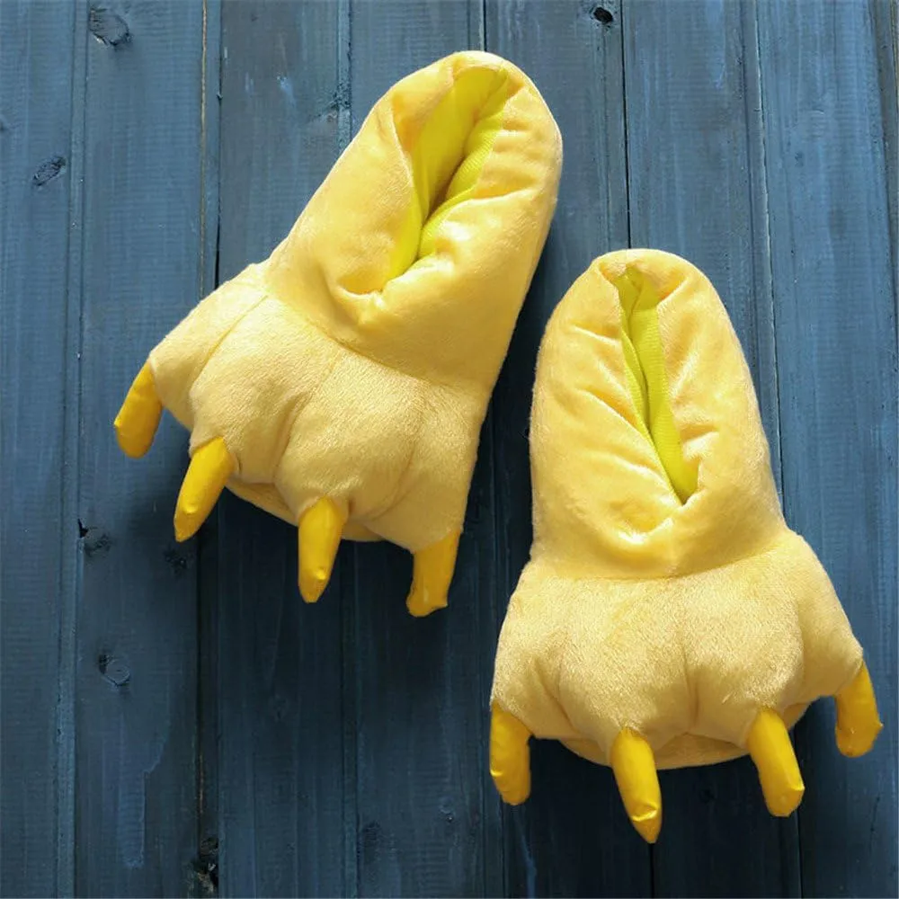 MizHome Unisex Soft Paw Claw Home Slippers Animal Costume Shoes