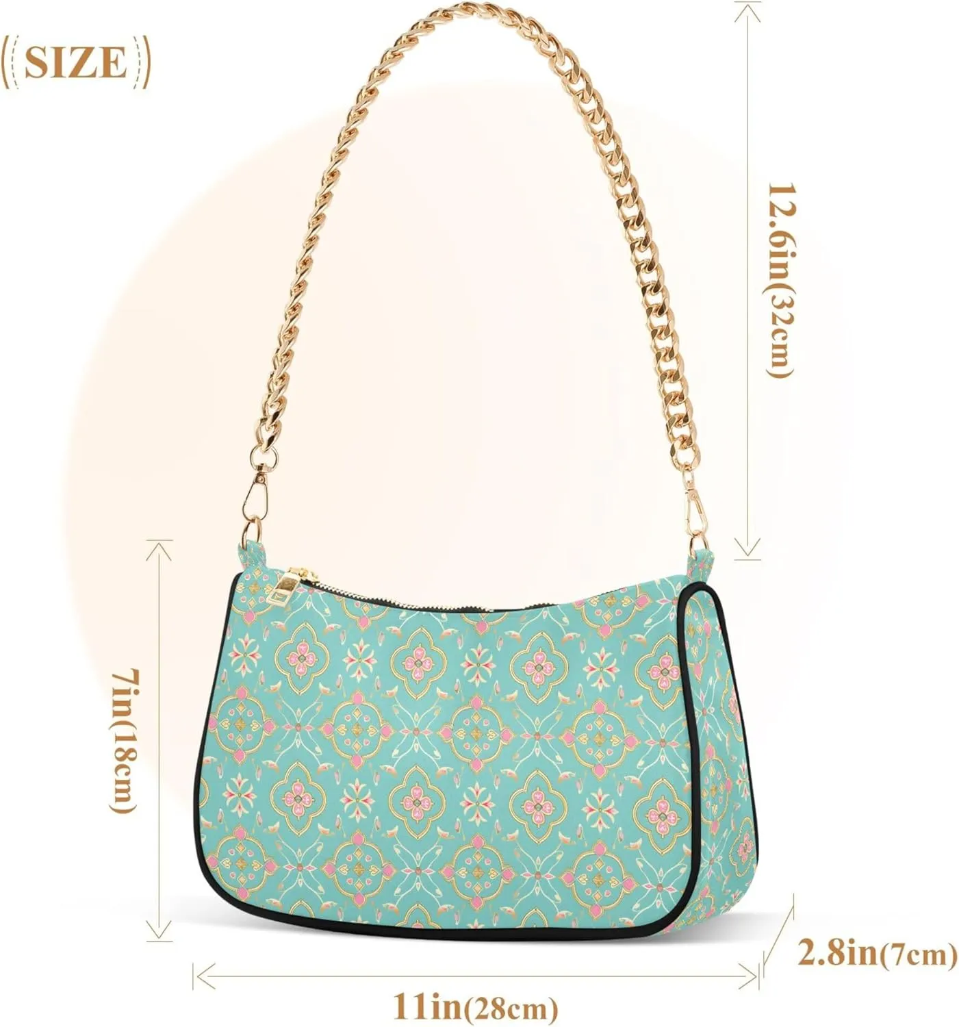 MNSRUU Handbag Purses Women Black Checkered Chain bag