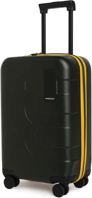 MOKOBARA The Em Cabin Polycarbonate Hardsided Luggage | 8 Wheel Trolley Bag | Travel Suitcase for Men & Women (4AM Forest Sunray (Limited Edition))…