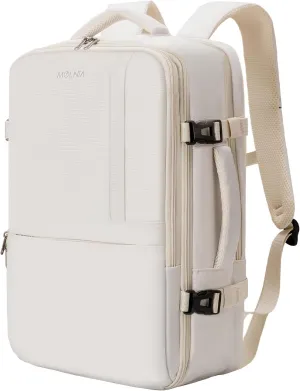 MOLNIA Travel Backpack, 17.3 Inch Large Laptop Backpack Carry On Backpack Waterproof, as Personal Item Flight Approved College Backpack Convertible Backpack for Men & Women…