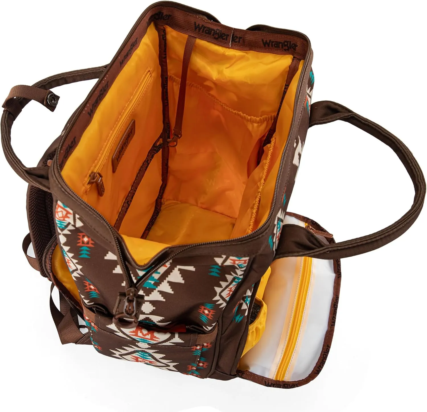 Montana West Wrangler Callie Diaper Bag Backpack with Stroller Straps Multifunction Baby Travel Bag WG2204-9110CF