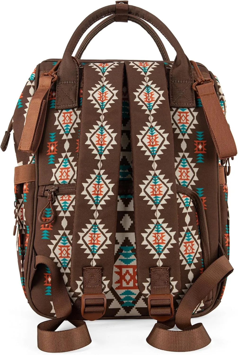 Montana West Wrangler Callie Diaper Bag Backpack with Stroller Straps Multifunction Baby Travel Bag WG2204-9110CF