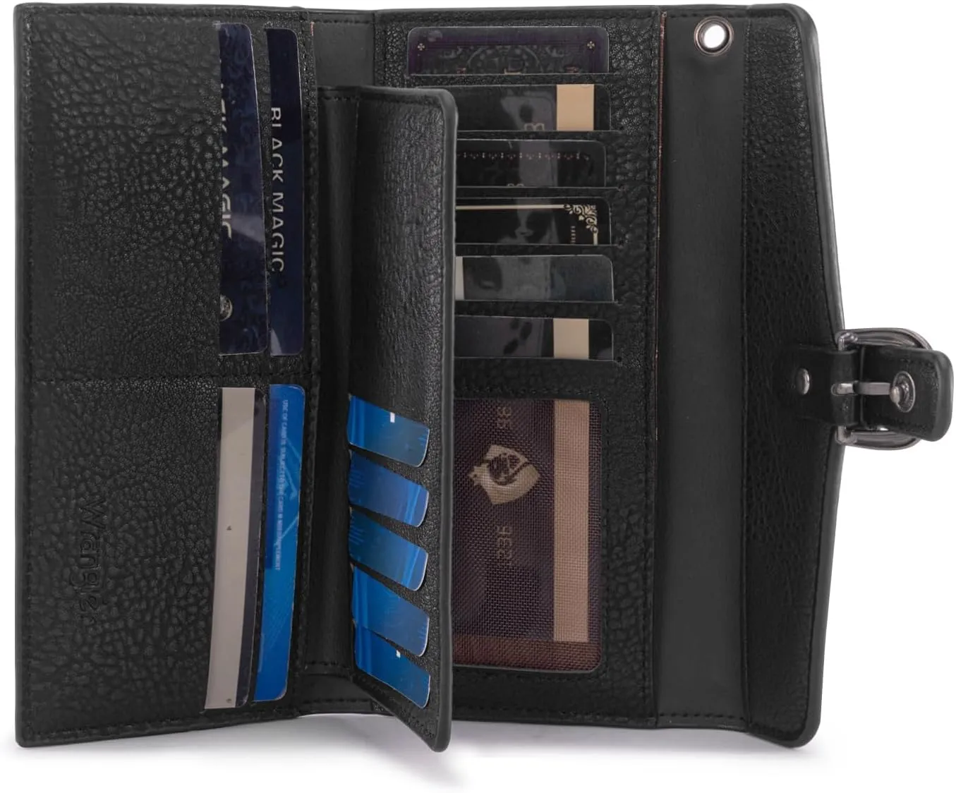 Montana West X Wrangler Womens Wallet Western Wristlet for Women Large Rfid Wallet With Detachable Credit Card Holder