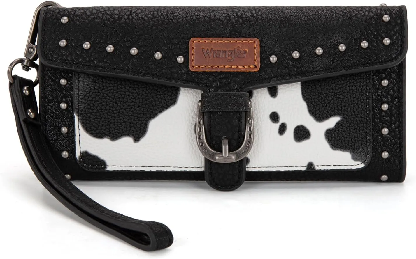 Montana West X Wrangler Womens Wallet Western Wristlet for Women Large Rfid Wallet With Detachable Credit Card Holder
