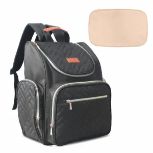 Motherly Diaper Quilted Diaper Bag for Mothers for Travel with Changing Mat - Spacious Diaper Bags for Mom | Baby Bag with Multi-Pocket Design | Maternity Bags for Mother and Baby