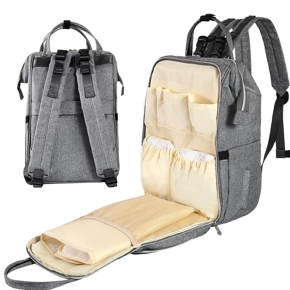 Multifunction Diaper Backpack - 20L Large Capacity