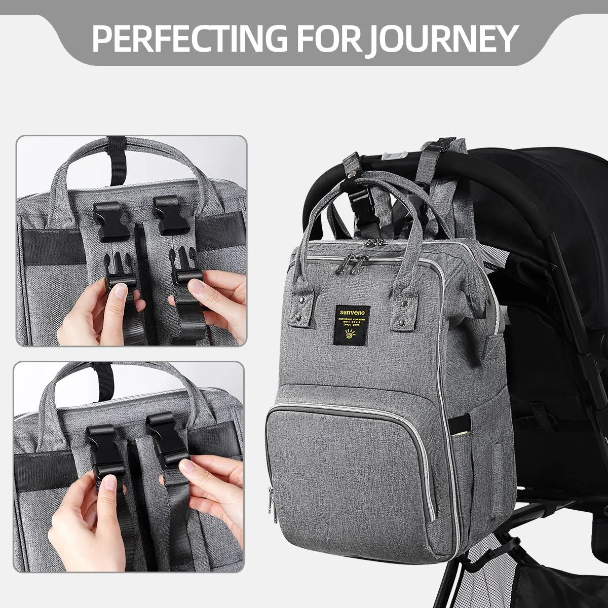 Multifunction Diaper Backpack - 20L Large Capacity