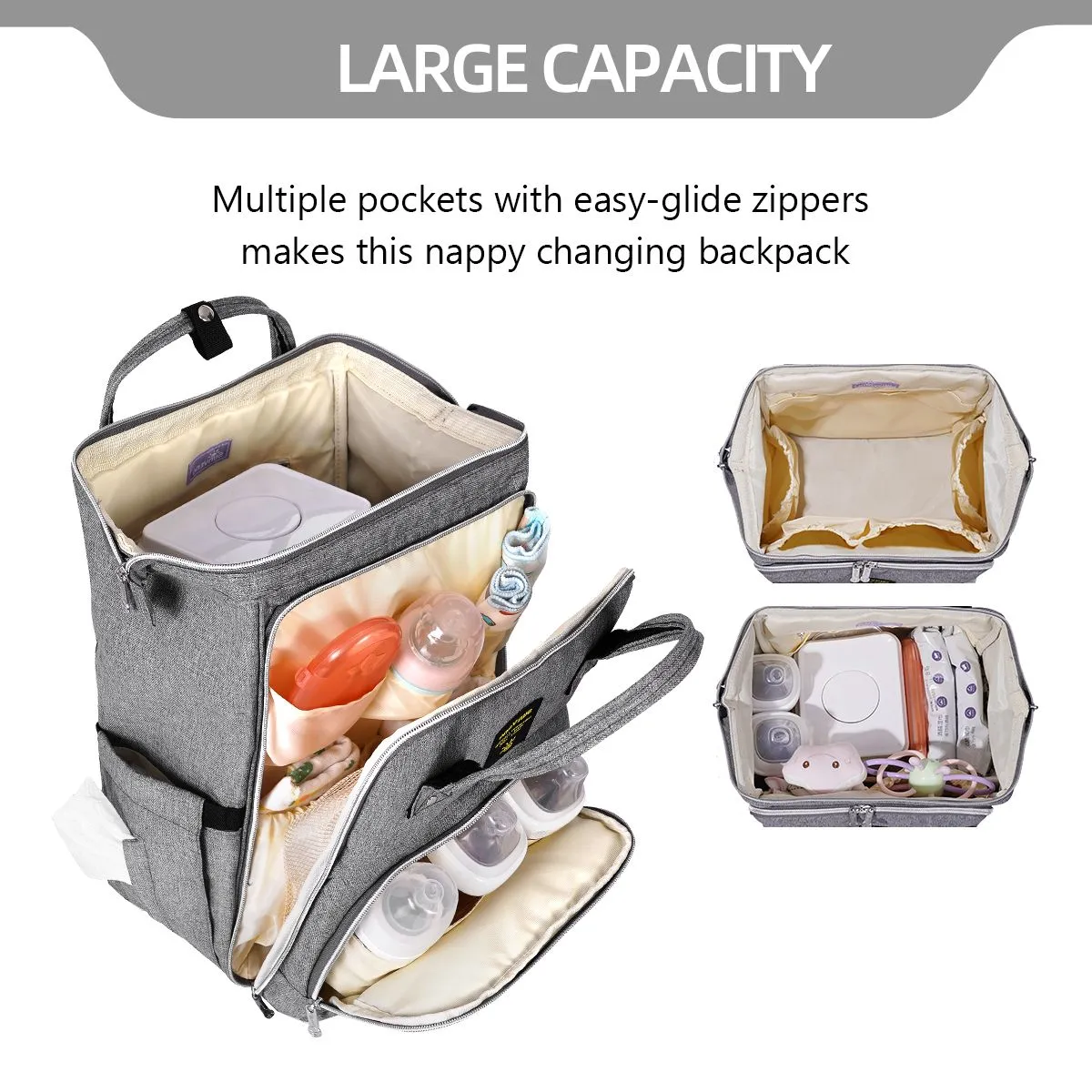 Multifunction Diaper Backpack - 20L Large Capacity