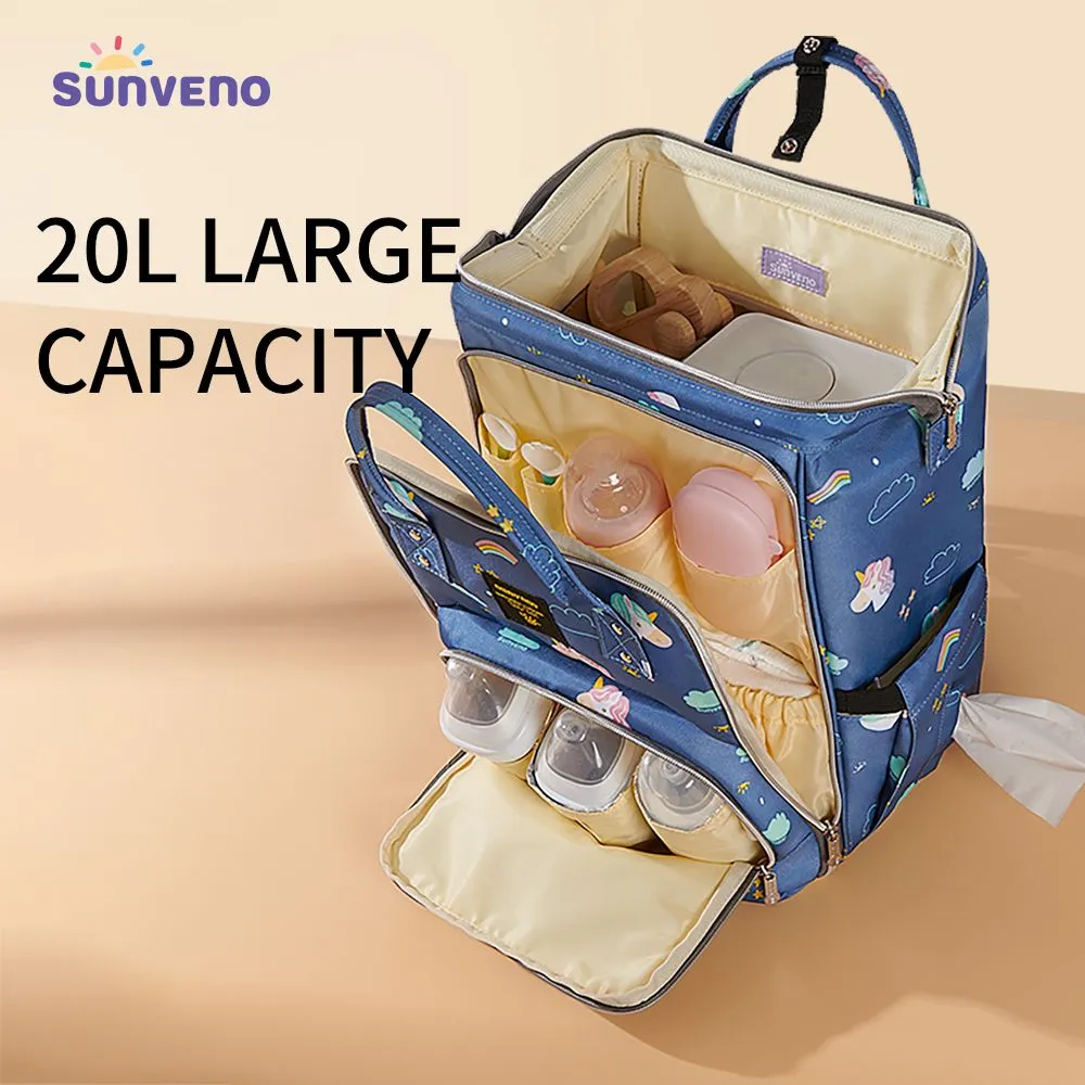Multifunction Diaper Backpack - 20L Large Capacity