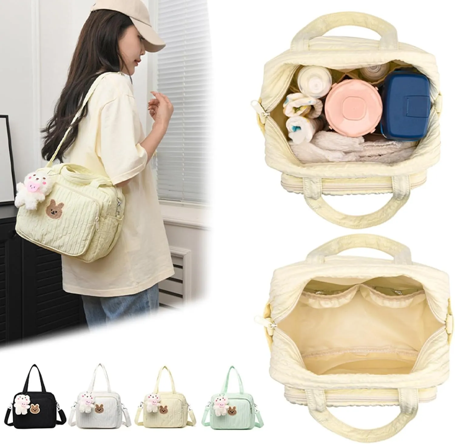 Multifunctional Storage Baby Diaper Bag for Mom Essential Storage Case Container