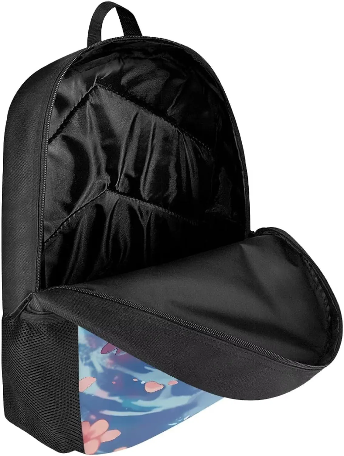 Mumeson Axolotl Cute Backpack for Teen Girls Boys, Large Capacity Back to School Bookbags Rucksack Lightweight School Bags Adjust Strap Daypack