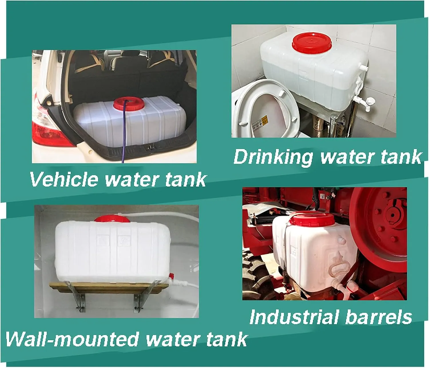 NAKAN Large Water Container with Faucet, Water Storage Kettle Without BPA, Suitable for Outdoor Camping, Hiking and Emergency Survival Water Tank(Color:30L)