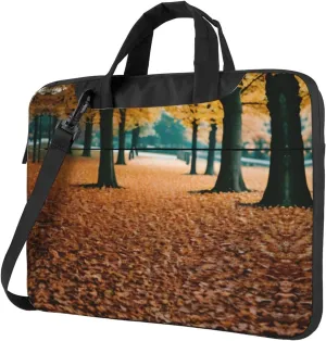 National Parks Sunshine Trees Print Notebook Computer Protective Carrying Cover With Pocket,13 Inch Laptop Shoulder Bag
