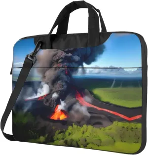 National Parks Sunshine Trees Print Notebook Computer Protective Carrying Cover With Pocket,13 Inch Laptop Shoulder Bag