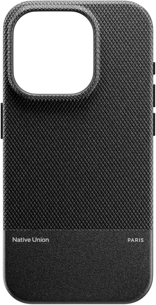 Native Union (Re Classic Case 3.0 – MagSafe Compatible with Built-in Magnets – Resistant & Recycled Materials – Ultra-Durable with 6ft / 1.8m Drop Protection for iPhone 16 Pro (Black)