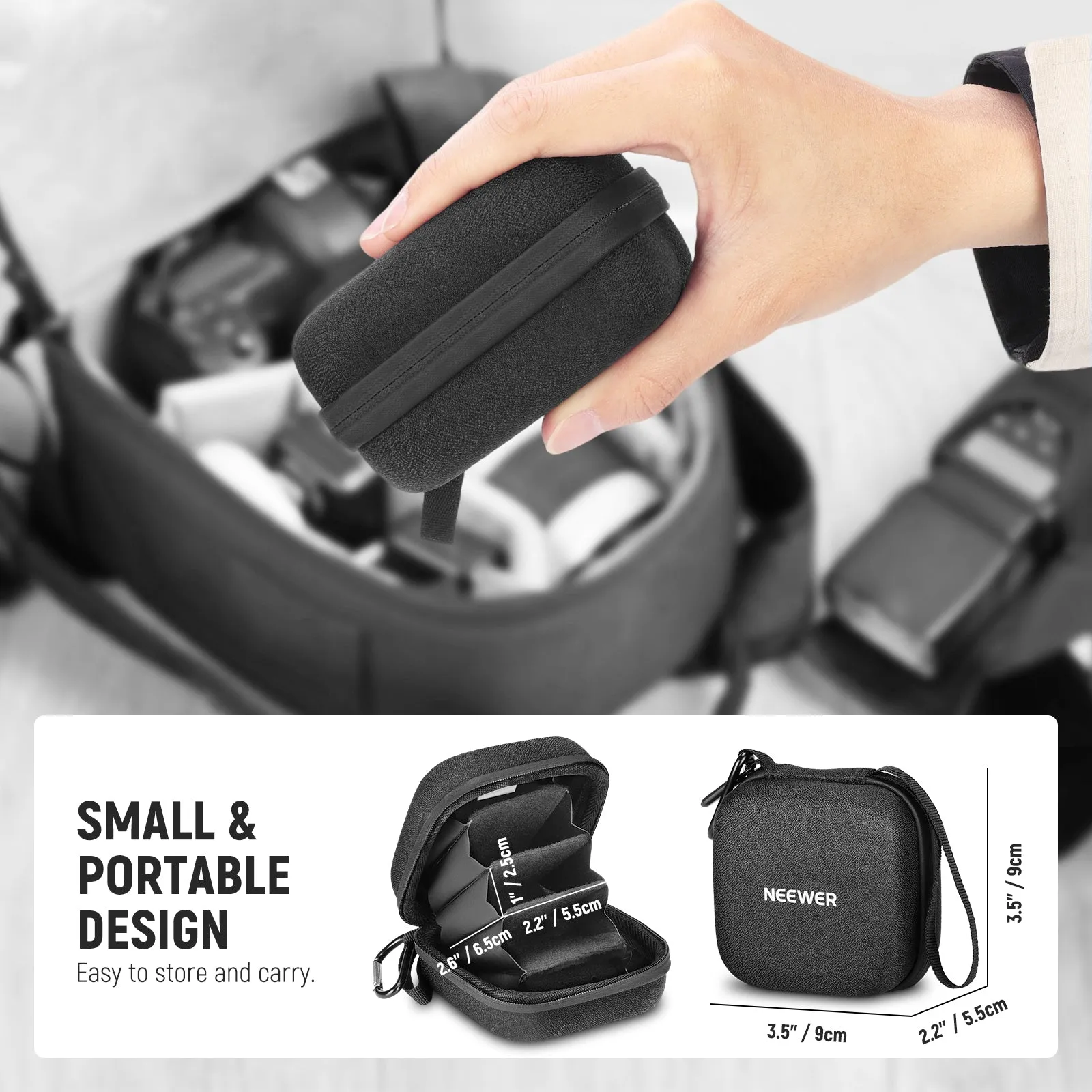 NEEWER PB11/PB12 Hard Shell Filter Storage Case