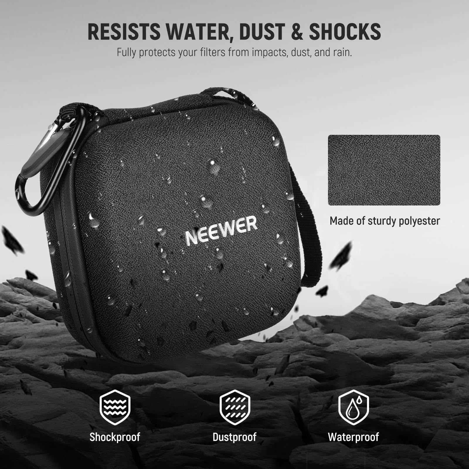 NEEWER PB11/PB12 Hard Shell Filter Storage Case