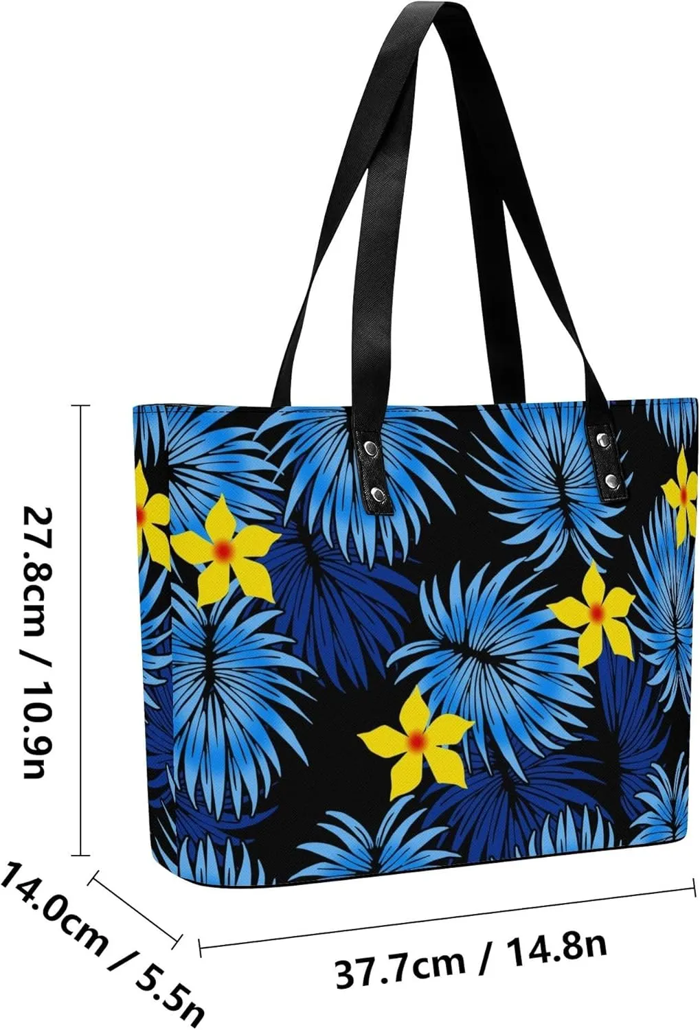 New Women'S Handbags And Purses Polynesian Custom Patterned Pu Shoulder Bag Durable Storage Bag