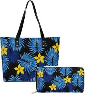 New Women'S Handbags And Purses Polynesian Custom Patterned Pu Shoulder Bag Durable Storage Bag