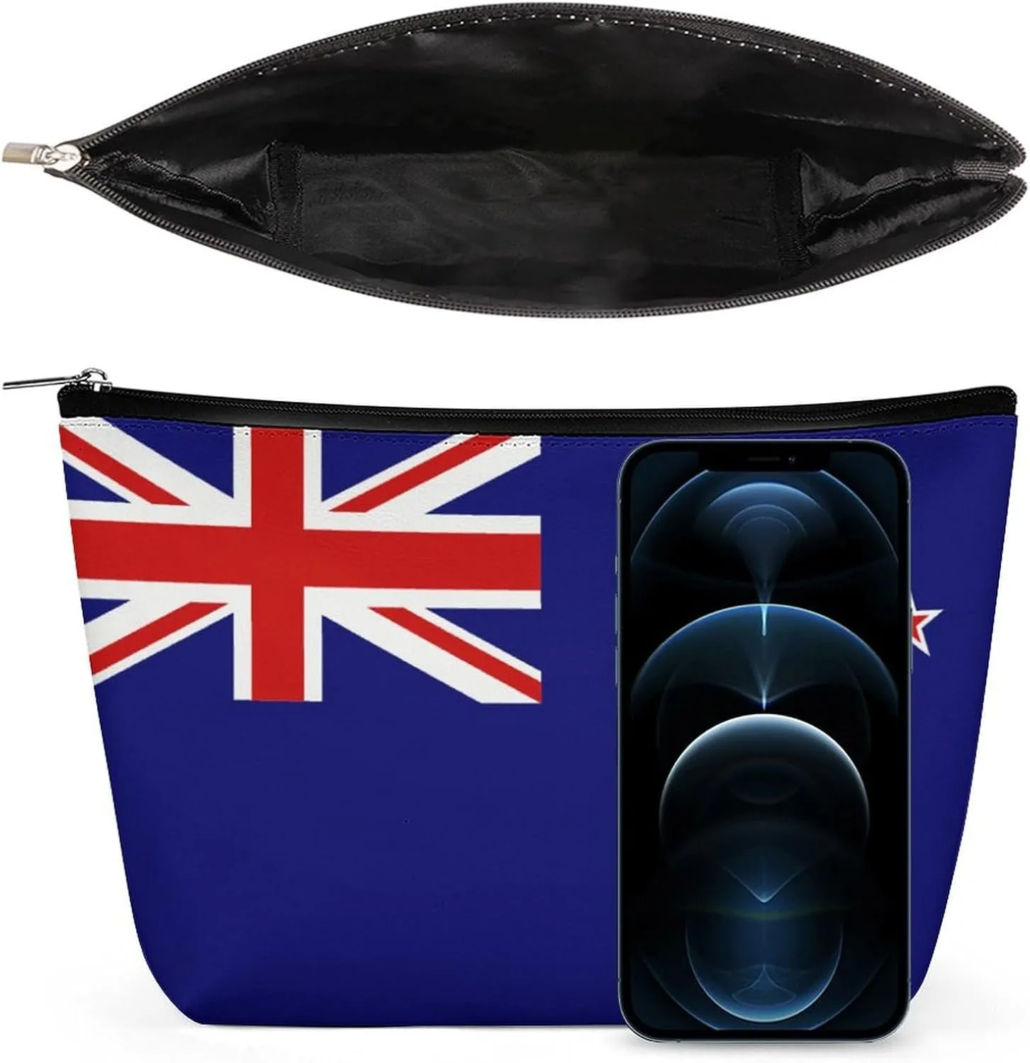 New Zealand Flag Makeup Bag Portable Travel Large -capacity Storage Bag