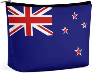 New Zealand Flag Makeup Bag Portable Travel Large -capacity Storage Bag