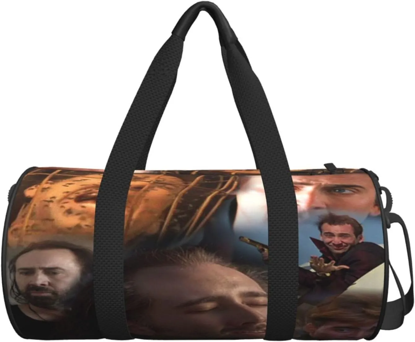 Nic-olas Cage Gym Bag for Women and Men, Gyms Waterproof Dufflebag Lightweight Carryon Gymbag
