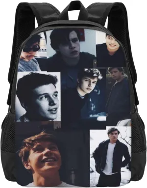 Nick Actors Robinson Backpack Laptop Computer Bag Double Shoulder Bags Casual Daypack for Travel Work Business Outdoor 15.6 Inch