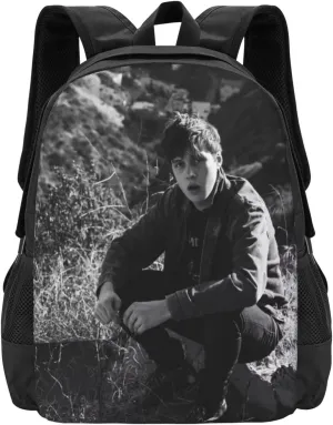 Nick Actors Robinson Backpack Laptop Computer Bag Double Shoulder Bags Casual Daypack for Travel Work Business Outdoor 15.6 Inch